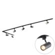 Modern-sínrendszer-6-spotlámpával-fekete-1-fázisú-286cm---Iconic-Jeana