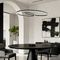 Scandinavian Pendant Lamp Black 110cm incl. LED 3-Step Dimmable - Circuit