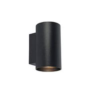 Set-de-2-apliques-modernos-negros-redondos-2-luces---Sandy