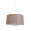 Rustikální-závěsné-svítidlo-černé-s-hnědým-stínítkem-50-cm---Combi-1