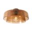 Bloom-Retro-Ceiling-Lamp-with-Double-Amber-Glass-in-Brown