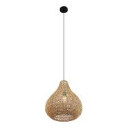 Lampa-suspendată-scandinavă-maro-45cm---Lina-Natural