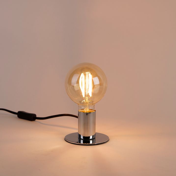 Set di 3 lampadine LED intelligenti E27 dimmerabili con luce calda G95 Goldline 7W 806lm 1800K - 3000K