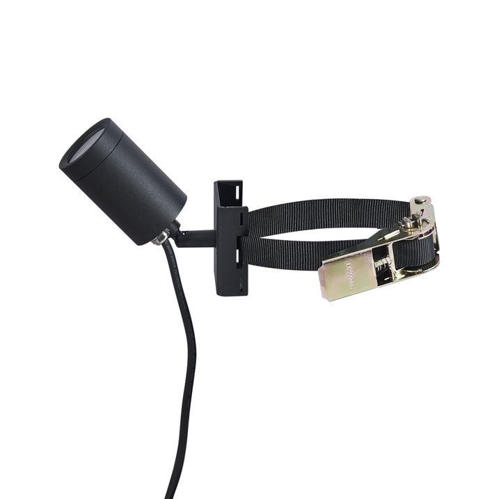 Ağaç için dış mekan spotu siyah GU10 50mm Döndürülebilir ve Eğilebilir IP65 - Solo