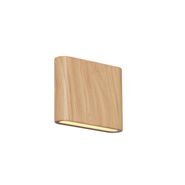 Skandinavisk-utendørs-vegglampe-treprint-11,5-cm-inkl.-LED-IP65---Batt
