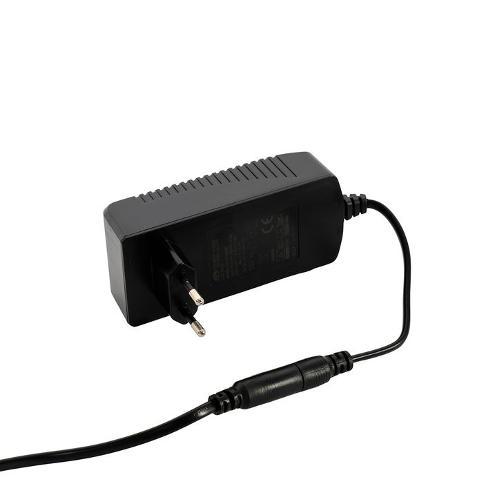 Lampada da terra nera con LED e dimmer con luce di lettura - Fez