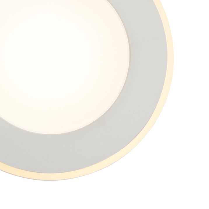 Set van 6 inbouwspots wit incl. LED 3-staps dimbaar in Kelvin met dipswitch en nachtlampje - Poetie