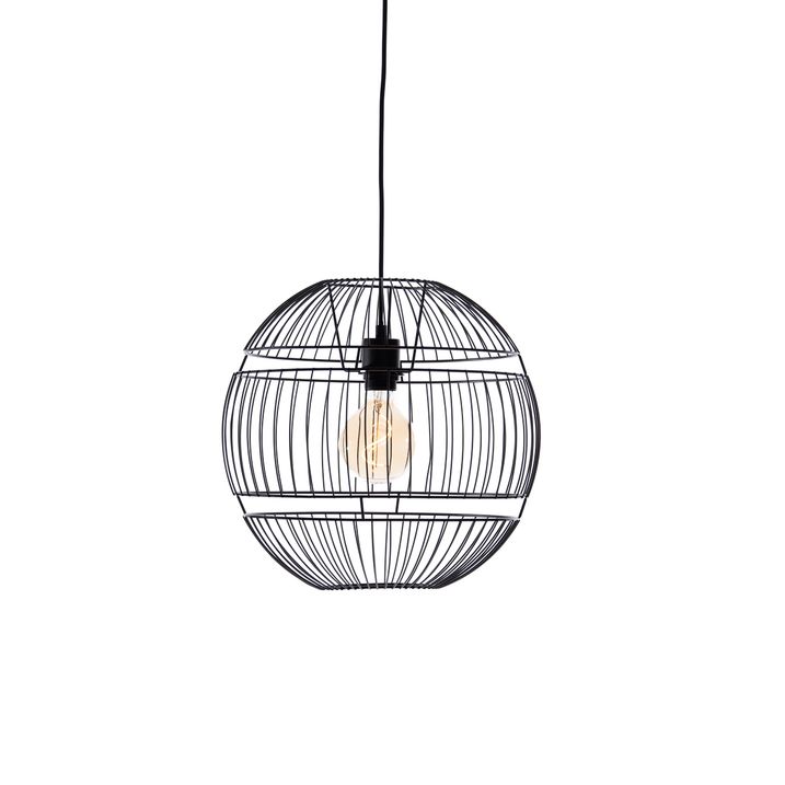 Moderne hanglamp zwart 38 cm - Sphaera