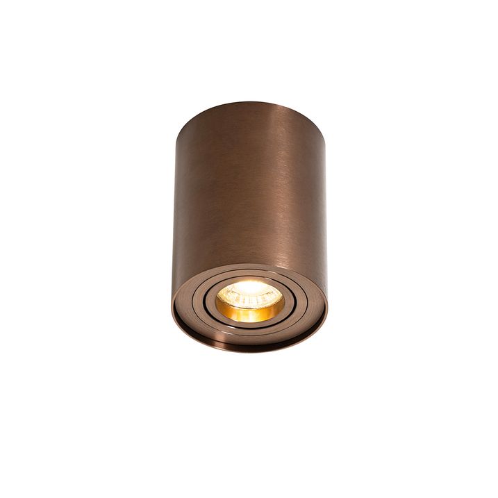 Pametni stropni reflektor temno bronast vrtljiv in nagiben vklj. Wifi GU10 50mm - Rondoo Up