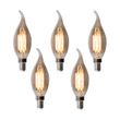 5er-Set-E14-Dimmbare-LED-Leuchtmittel-BXS35-Rauch-4W-300-lm-2200K