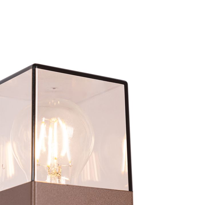 Lampadaire d'extérieur industriel brun rouille 70 cm IP44 - Denmark