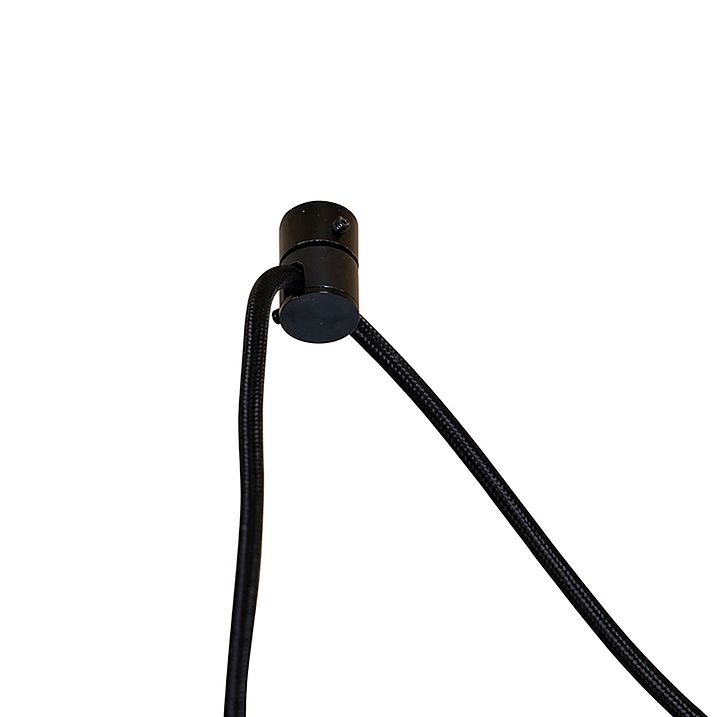 Smart taklampa svart 3-ljus inkl. WiFi G95 - Cava