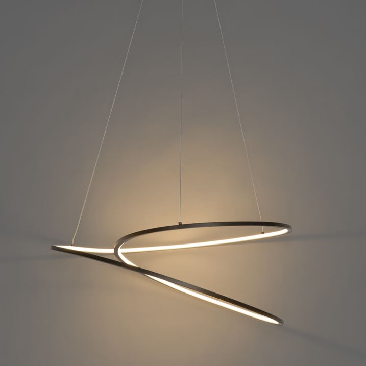 Design lógólámpa bronz 72 cm LED-del, 3 fokozatú fényerőszabályzóval - Rowan