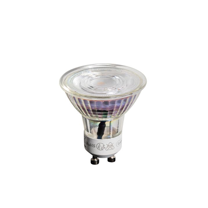 5er-Set GU10 50mm LED-Leuchtmittel klar 3,5W 330 lm 3000K