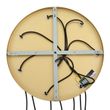 Art-Deco-Hanglamp-Goud-met-Regenboog-Glas-7-Lichts---Sandra