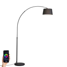 Lampă cu arc modernă inteligentă neagră cu Wi-Fi A60 - Arc Basic