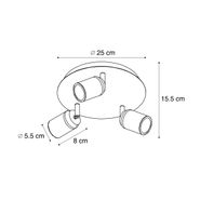 Moderne-badeværelsesspotlight-hvid-3-lys-IP44---Ducha
