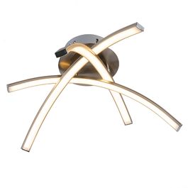Design plafonnière staal incl. LED - Vasco 3