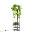 Industriell-golvlampa-svart---Cage-Rack
