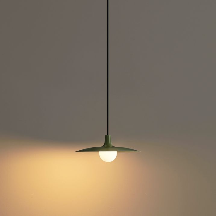 Retro hanglamp groen voor railsysteem 1-fase - Slimline Panzi