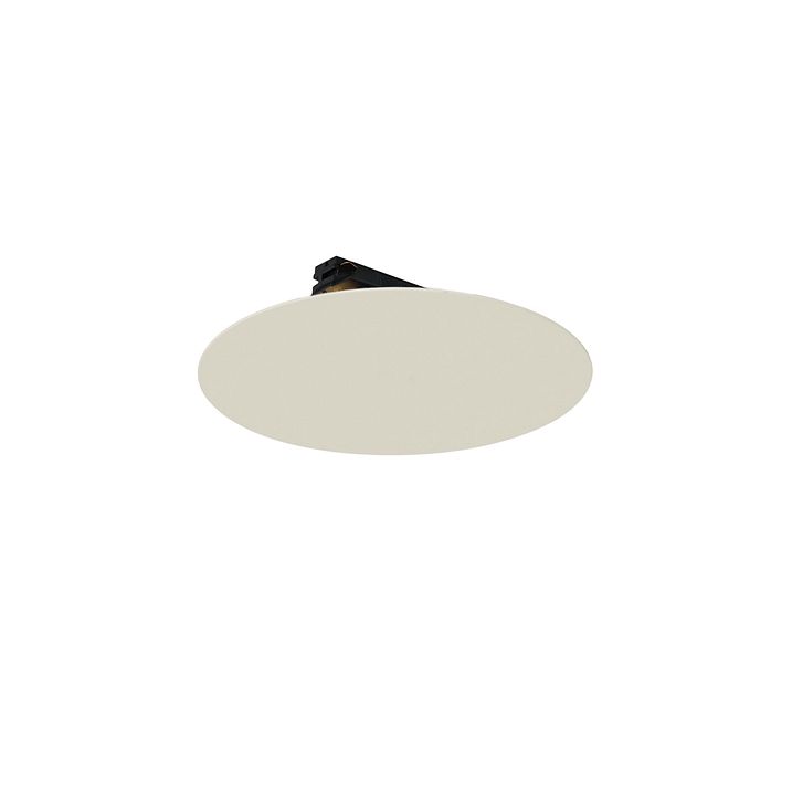Moderne beige Deckenleuchte für Schienenbeleuchtungssystem 1-phasig 2-flammig - Iconic Pulley
