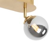 Foco-de-teto-ajustável-dourado-2-luzes-com-vidro-fumê---Athens