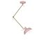 Retro-loftslampe-pink-med-bronze---Milou