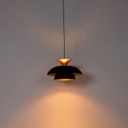 Lampă-modernă-rotundă-cu-pandantiv-neagră-cu-auriu-pe-3-niveluri---Titus