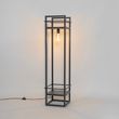 Industriell-golvlampa-svart---Cage-Rack