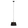 Hanglamp-met-katoenen-kap-zwart-met-goud-32-cm---Combi