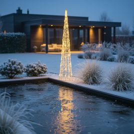 Weihnachtsbaum transparent 100cm inkl. LED IP44 - Coni