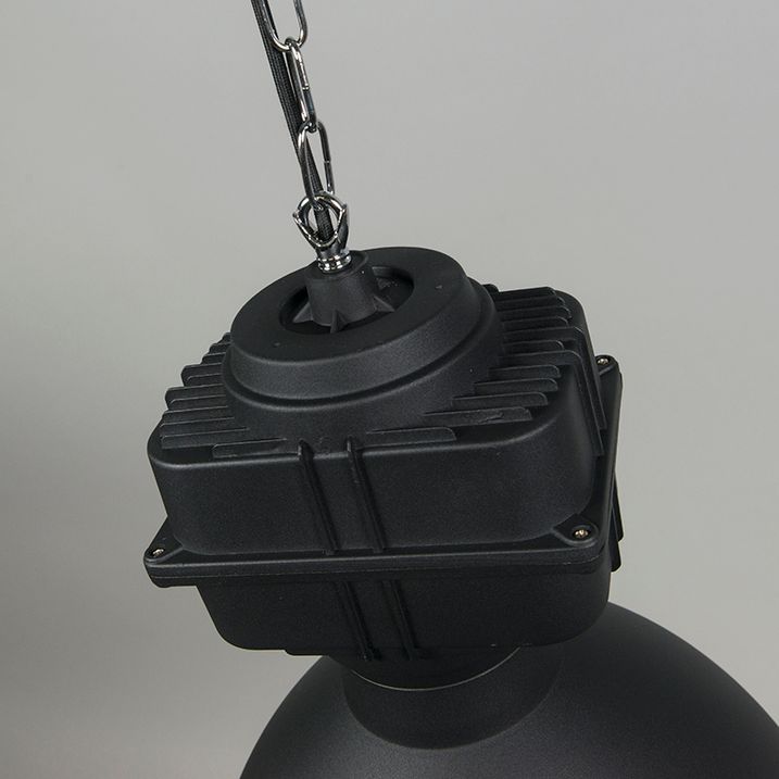 Set di 2 lampade a sospensione industriali piccole nero opaco - Sicko