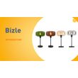 Art-Deco-Tischleuchte-schwarz-mit-Rauchglas---Bizle