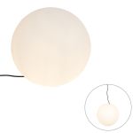 Moderne buitenlamp wit 45 cm IP44 - Nura