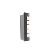 Lámpara-de-pared-exterior-moderna-negra-IP44---Miro