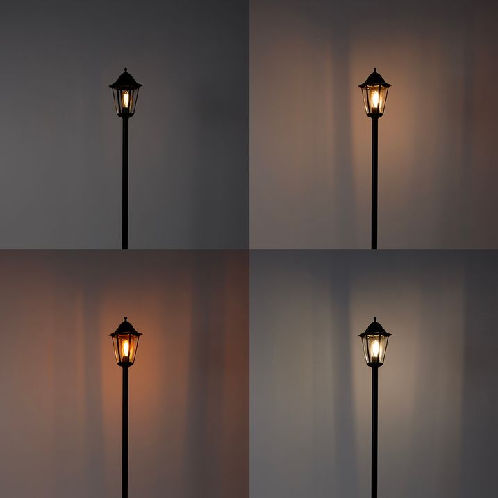 Pametna spoljna podna lampa crna 170 cm uklj. WiFi ST64 - New Orleans
