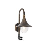 Utendørs-vegglampe-antikk-gull-IP44-inkl.-bevegelsessensor---Daphne