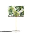 Moderní-stolní-lampa-mosazná-s listovým-stínítkem-35-cm---Kaso