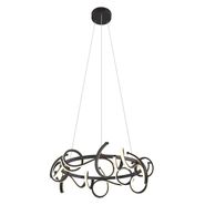 Lampada-a-sospensione-di-design-nera-rotonda-dimmerabile-a-3-livelli---Krisscross
