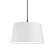Lampă-modernă-suspendată-neagră-cu-abajur-alb-45-cm---Pendel