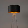 Moderní-stojací-lampa-trojnožka-bílá-s-šedým-sametovým-stínítkem-50-cm---Tripod-Classic