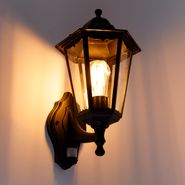 Zidna-lampa-za-spoljašnju-upotrebu-crna-sa-senzorom-pokreta-IP44---Havana