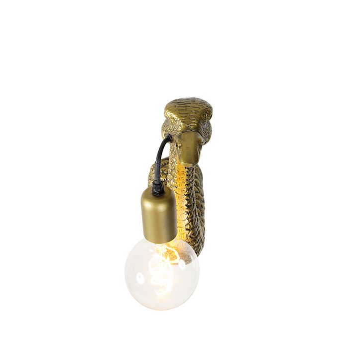 Vintage Wall Light Brass - Animal Camel Bird