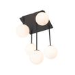Moderna-plafonska-lampa-crna-sa-opalskim-staklom-5-svetla---Atina
