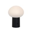 Set-van-2-tafellampen-mushroom-zwart-incl.-LED-oplaadbaar---Louise
