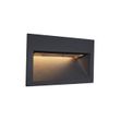 Moderne-Inbouw-Wandlamp-Zwart-16cm-incl.-LED-IP65---Mert