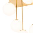 Moderne-Deckenleuchte-Gold-mit-Opalglas-5-Licht---Athen