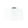 Laelamp matt must valge varjuga 45 cm - Combi