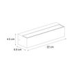 Applique-da-parete-industriale-ruggine-incl.-LED-IP65---Steph