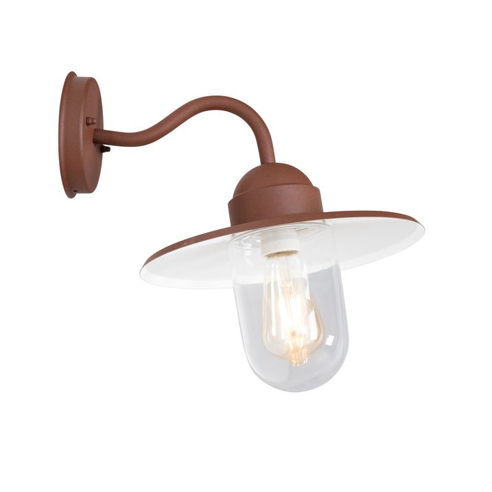 Applique d'extérieur moderne marron rouille IP44 - Kansas